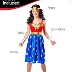 Kids Wonder woman Superhero Costume - Size 6-8 NWT